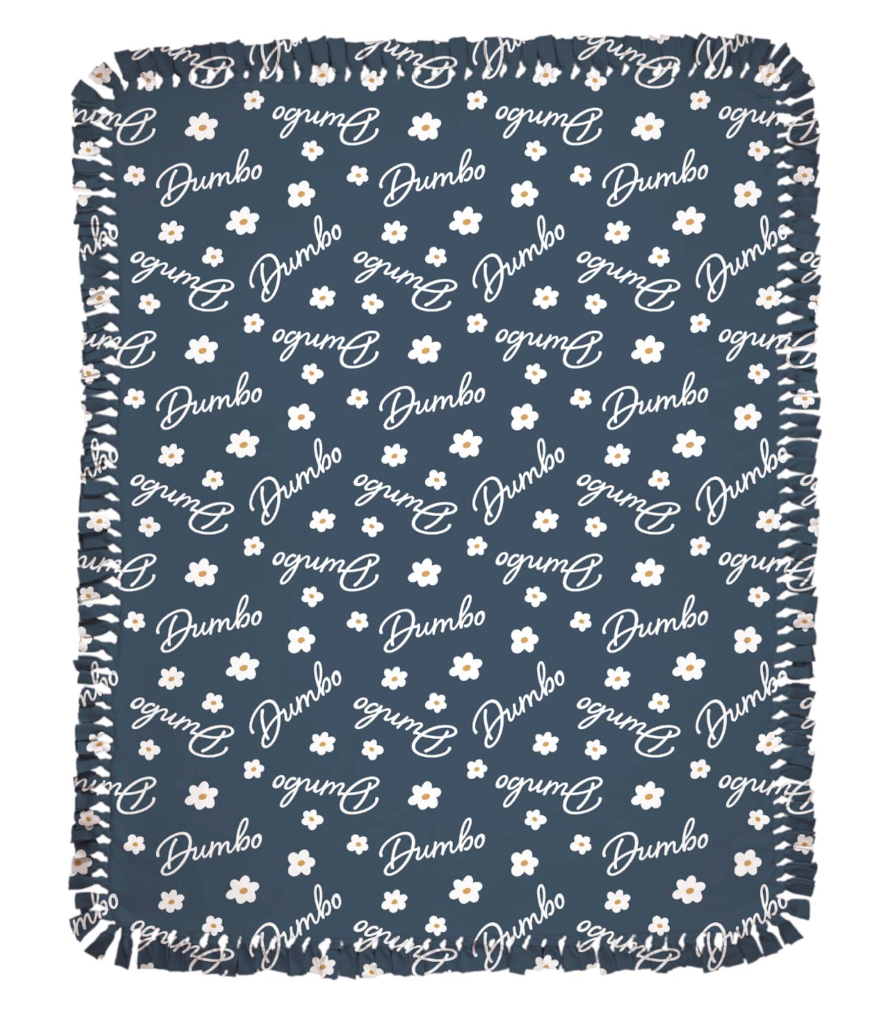 Dumbo 48" Hello Little One No Sew Fleece Throw Kit